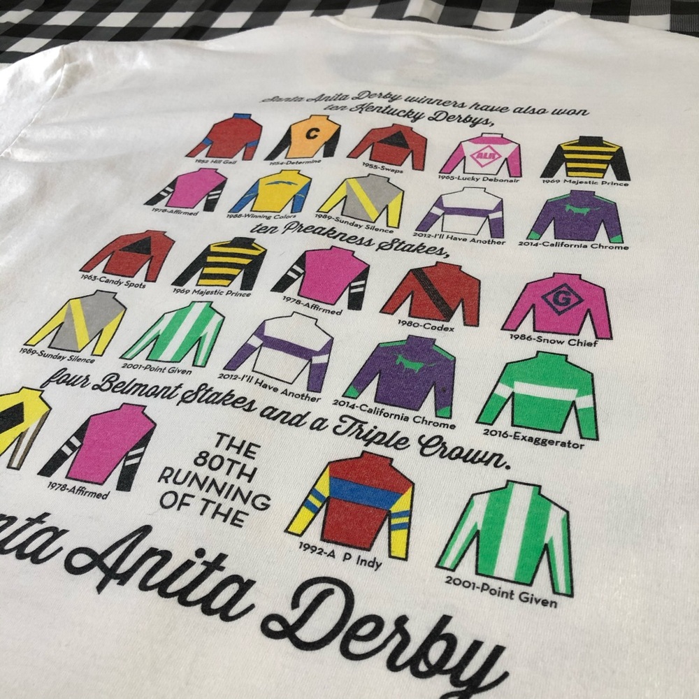 Santa Anita Derby California 2017 Jockey Jerseys T - Picture 5 of 8